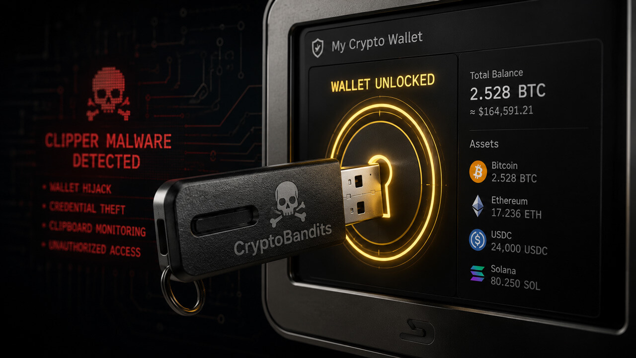 Alerta da Microsoft: Novo Malware 'CryptoBandits' Usa Pendrives para Roubar Carteiras de Cripto