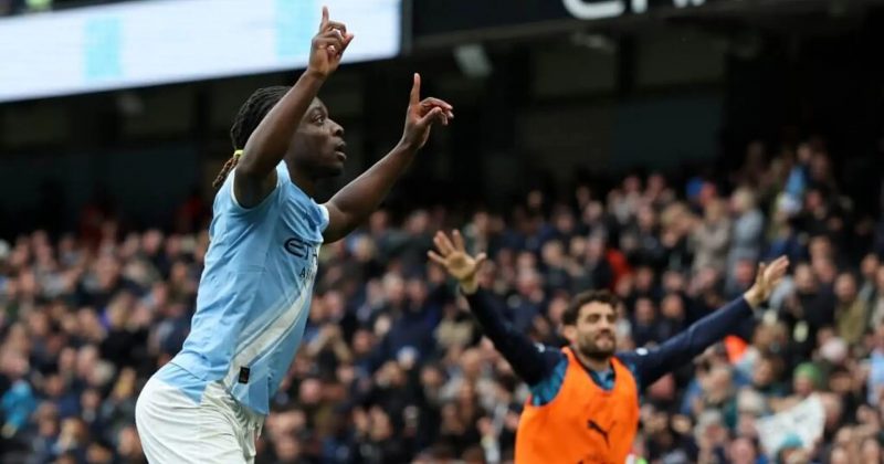 Atacante do Manchester City, Jeremy Doku, fora por 2-3 semanas por lesão