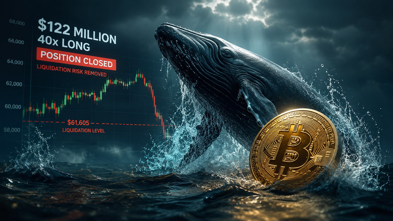 Bitcoin Whale Dumps $122 Million 40x Long Just Before Liquidation Strike