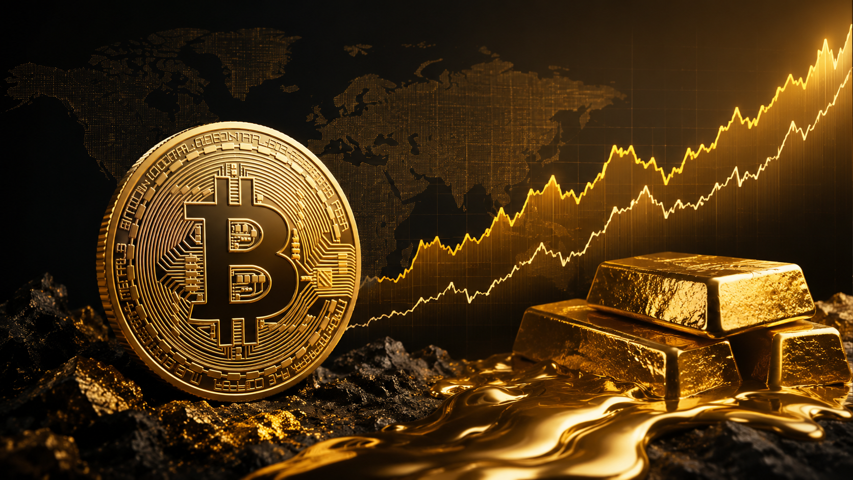 Bitcoin a US$ 400.000? Analista usa comparação com o ouro para prever salto histórico até 2026