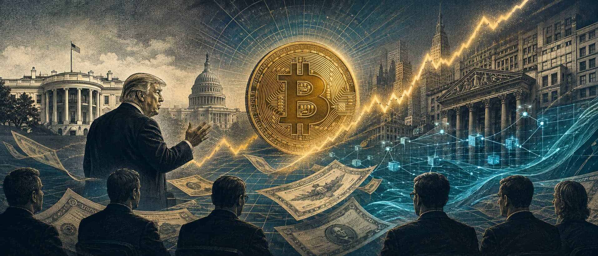 Bitcoin atinge US$ 70.000 enquanto Trump impulsiona CLARITY Act e US$ 1,4 bilhões em posições curtas são liquidadas