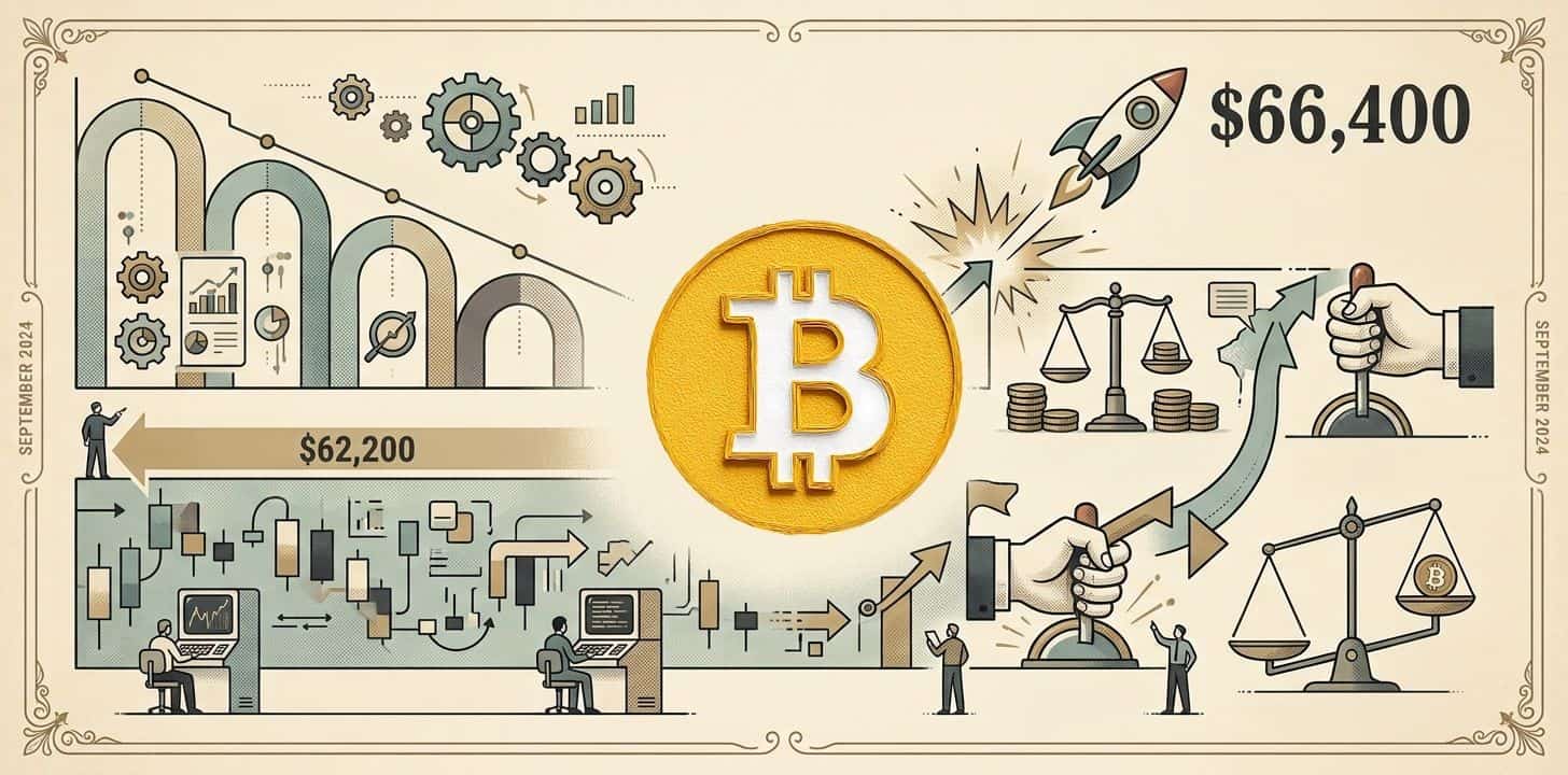 Bitcoin (BTC) Próximo de Ruptura Crítica: Quebra dos US$ 66.400 Pode Encerrar Meses de Negociação em Faixa