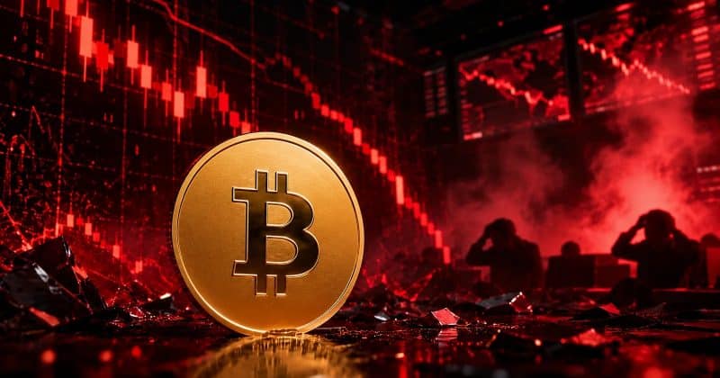 Alerta de Queda: Bitcoin rompe os US$ 58.000 enquanto liquidações em massa sacodem o mercado