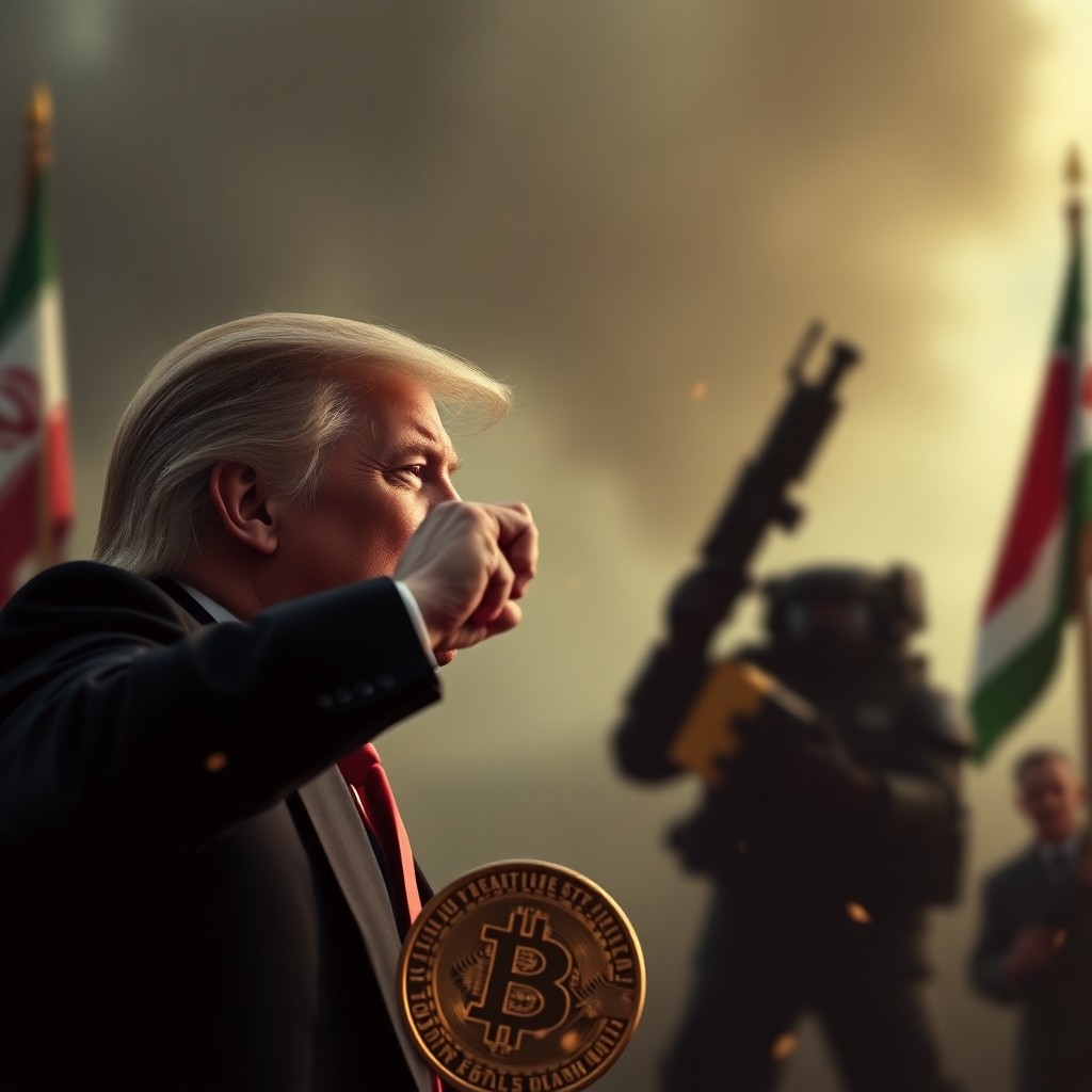 Bitcoin em Risco? Ameaças de Trump contra o Irã Acentuam a Incerteza no Mercado