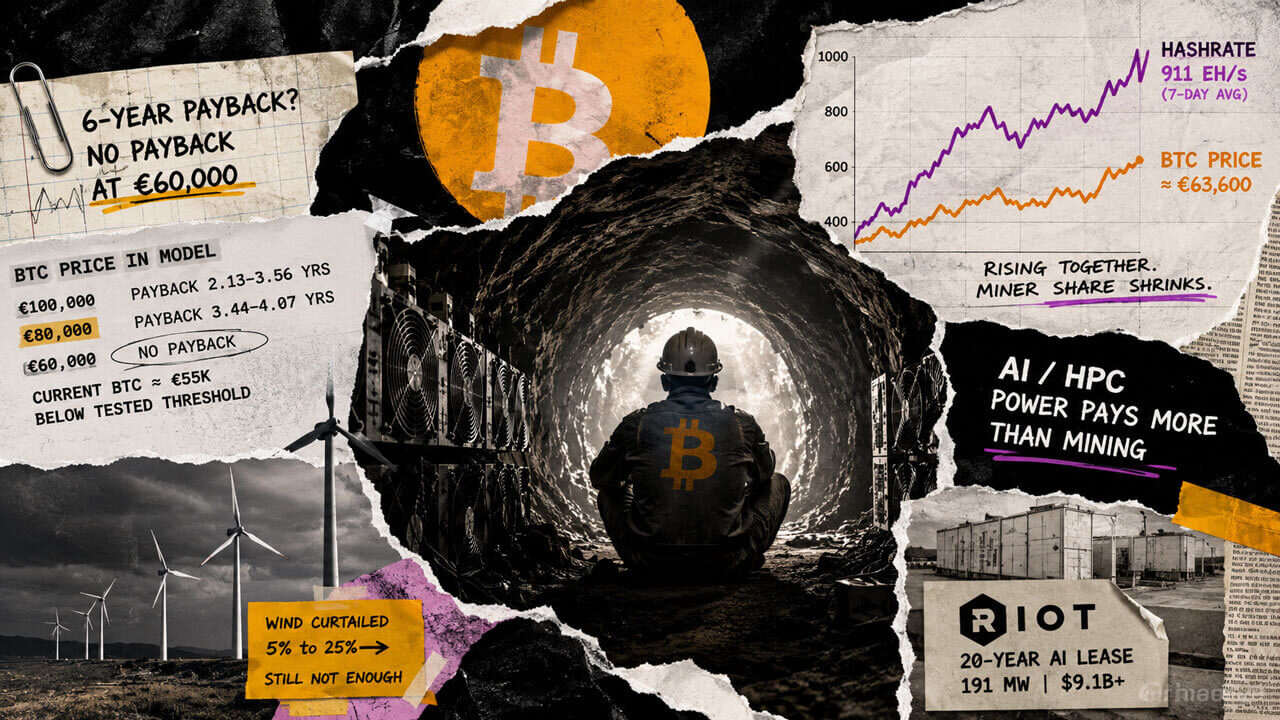 Bitcoin sobe 30% ao ano e mineração renovável ainda perde dinheiro com o aumento da hashrate