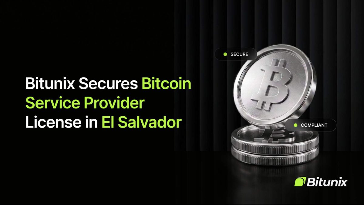 Bitunix Secures El Salvador BSP License to Launch Regulated Bitcoin Services