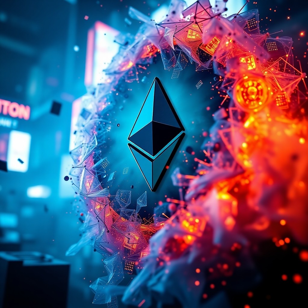Market Chaos: Ether Drops Twice as Fast as Bitcoin as Chip Trade Unwinds