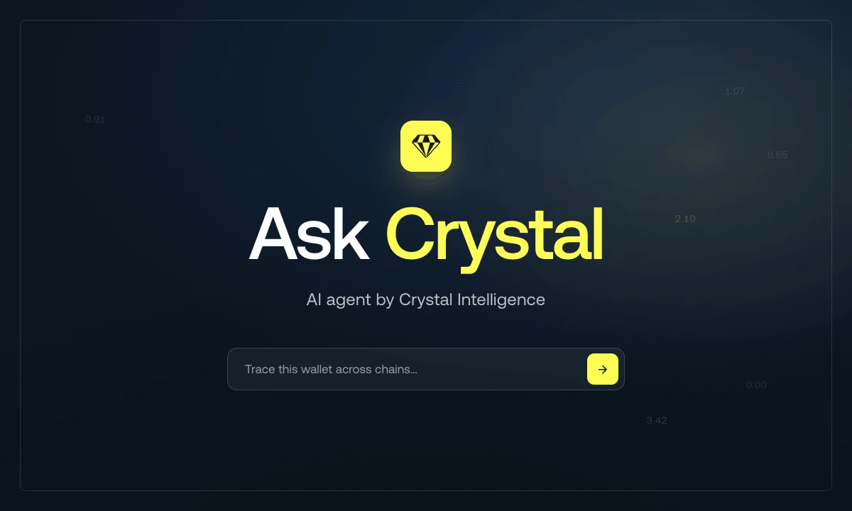 Decision-making redefined: Crystal Intelligence unveils 'Ask Crystal', the AI analyst for the blockchain era