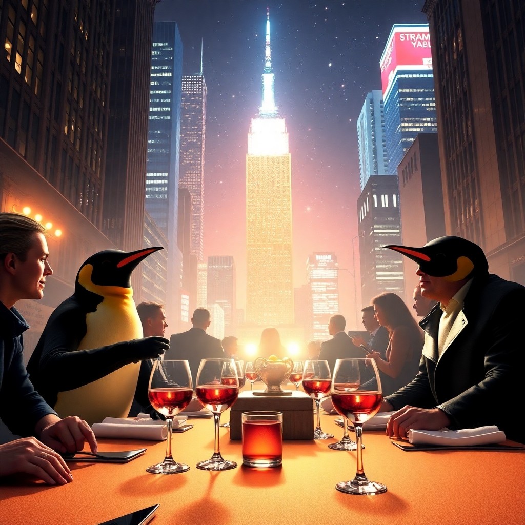 Elite de Web3 se reúne em NY: Pudgy Penguins e Stratosphere promovem jantar exclusivo para fundadores