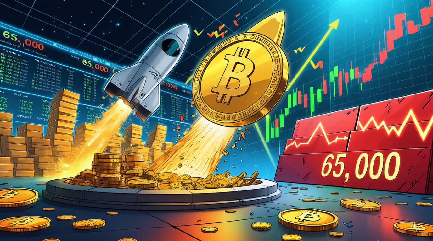 Elon Musk e SpaceX entram no jogo do Bitcoin: Michael Saylor celebra e o BTC mira os US$ 65 mil