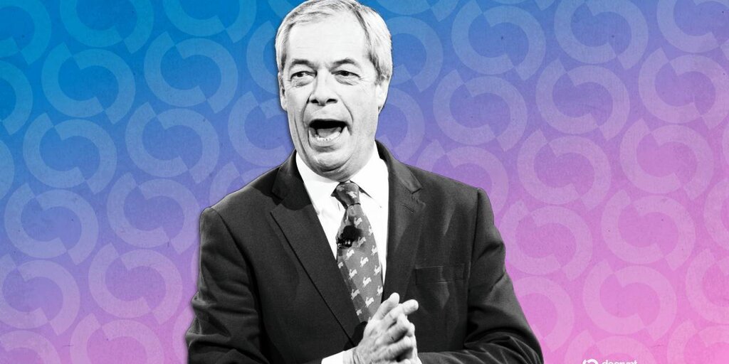 Escândalo no Reino Unido: Nigel Farage é denunciado por suposto lobby de criptomoedas