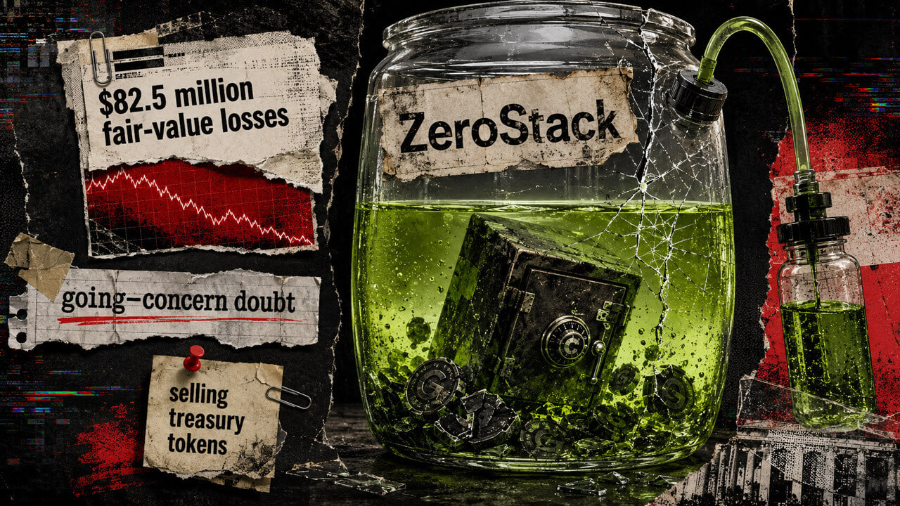 $163M Crypto Fortune Crumbles to Just $15M, Forcing ZeroStack to Stake Its Survival on Token Rewards