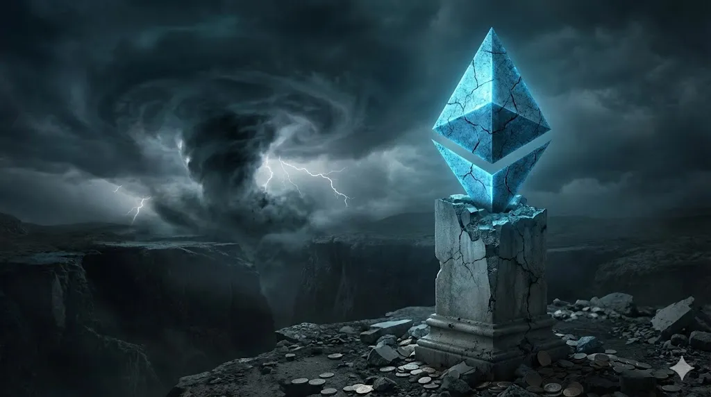 Ethereum Vulnerável: Preço Quebra Linha de Tendência e Cai Para Abaixo de $1.680