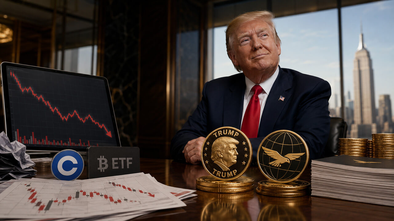 Família Trump acumula $2,3 bi em cripto, enquanto investidores perdem $2,25 bi, Reuters revela
