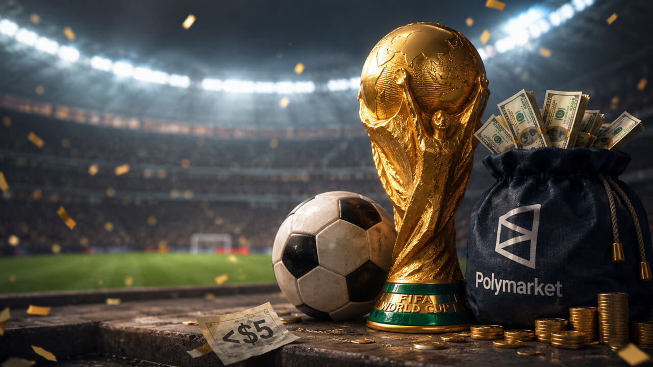 The World Cup Wealth Gap: 5 Wallets Hit Millions While Most Traders Earned Less Than $5 on Polymarket