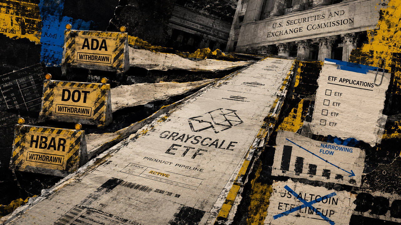 Grayscale Desativa Três ETFs de Altcoins em Apenas 190 Segundos sem Explicação