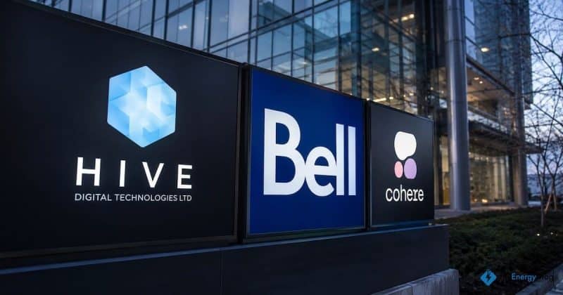 Gigante do Bitcoin migra para IA: HIVE Digital fecha contrato de US$ 220 milhões com a Bell Canada