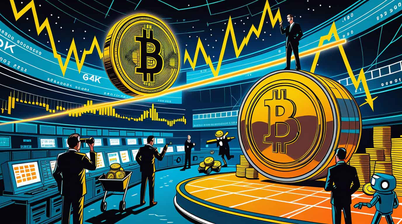 O Império de $54 Bilhões de Michael Saylor em Risco? Bitcoin Enfrenta Teste Decisivo em $64K