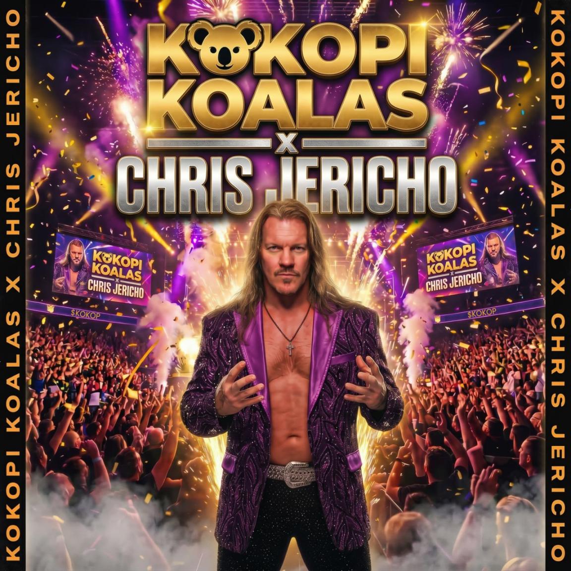 Lenda do Wrestling Chris Jericho entra no Web3: Co-cria traits exclusivas para Kokopi Koalas