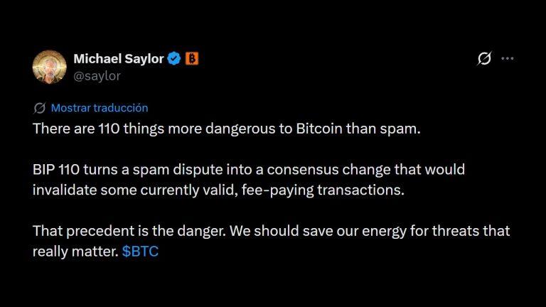 “110 Coisas Mais Perigosas”: Michael Saylor Detona Proposta de Hard Fork Anti-Spam do Bitcoin