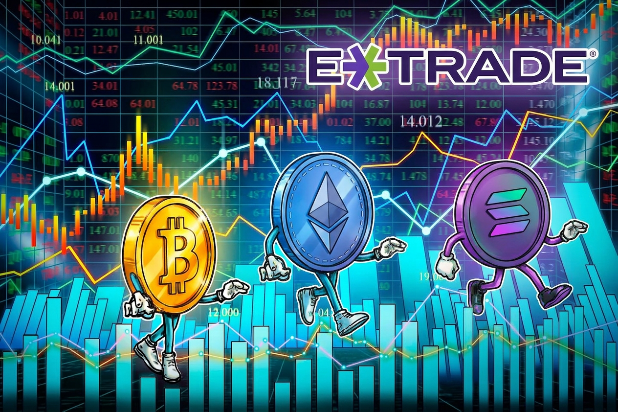 Institutional Giant Moves: Morgan Stanley’s E*TRADE Debuts Spot Bitcoin and Solana Trading
