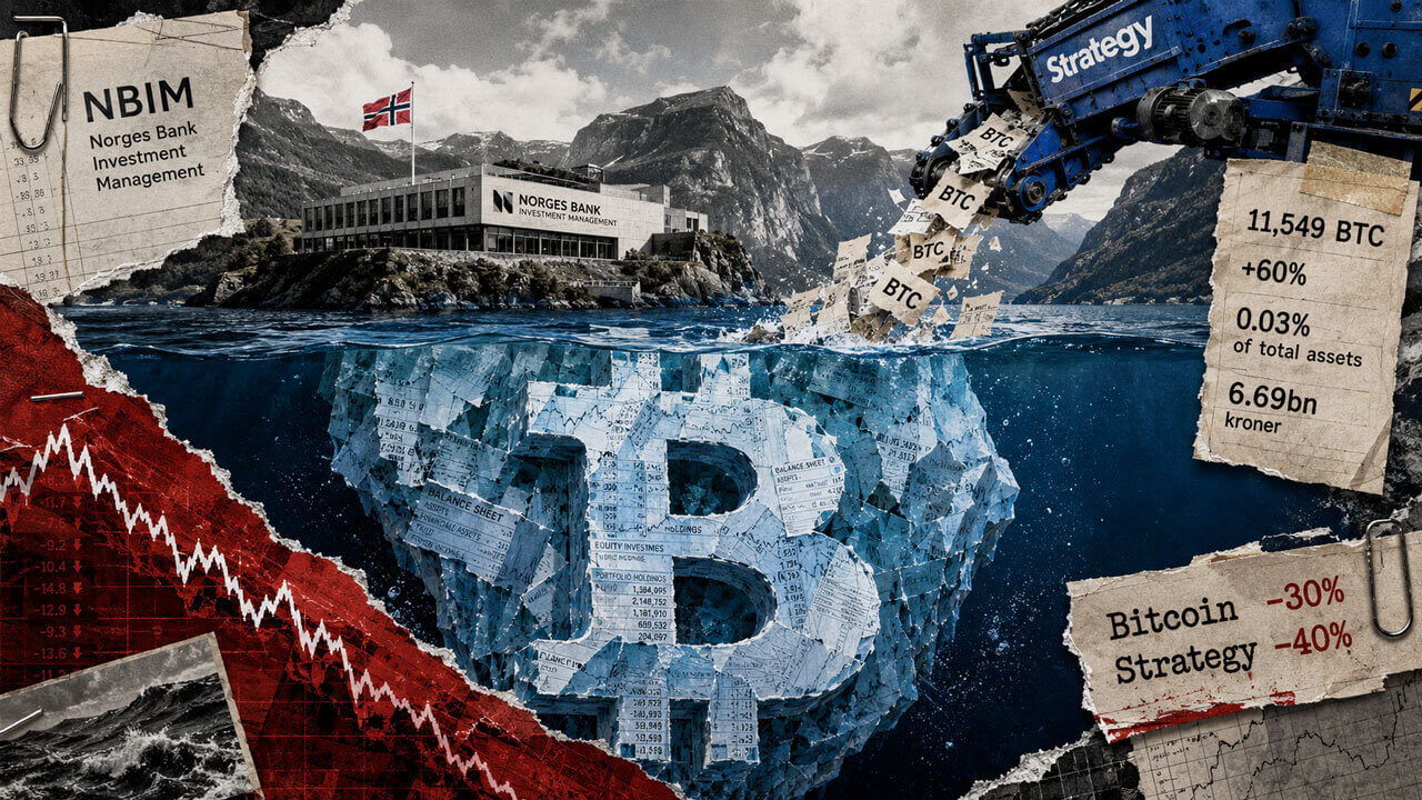 Noruega: Fundo soberino atinge recorde de 11.549 BTC sem comprar diretamente