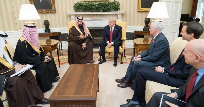 Trump and Saudi Prince Hold Secret Middle East Peace Talks