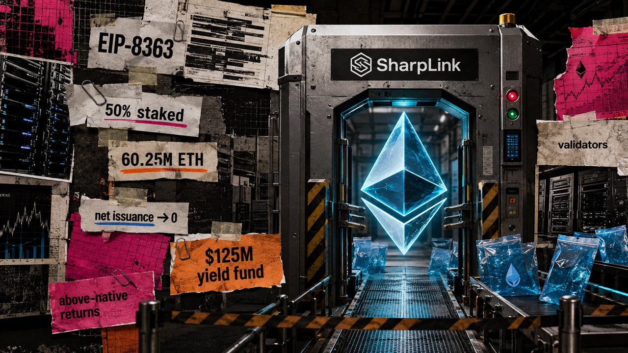 Proposta de Atualização do Ethereum Ameaça Rendimento Nativo e Força Tesouraria de US$125M da SharpLink para DeFi de Alto Risco