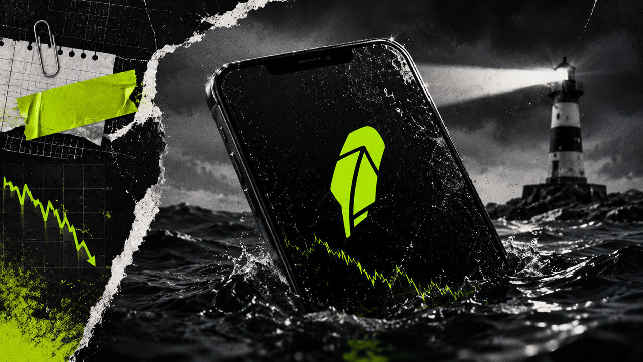 Queda de US$ 20 bilhões na Bitstamp expõe fragilidade aparente do Robinhood