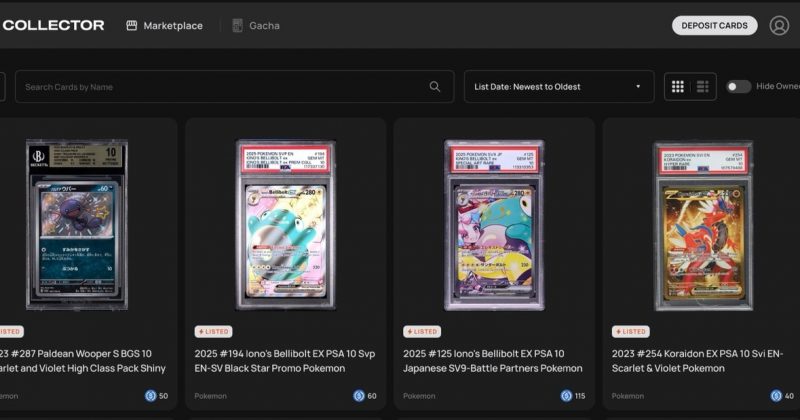 Recorde Histórico: Collector Crypt abre 215 mil pacotes de TCG tokenizados na rede Solana