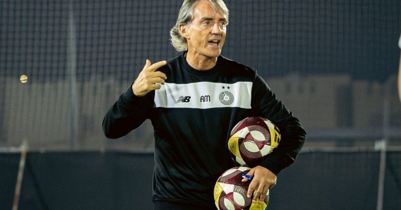 Roberto Mancini deixa o Al Sadd e assume o comando da Seleção Italiana