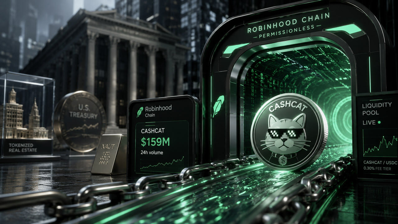 Robinhood Debuts Wall Street Layer 2 Chain as $150M 'Cat Coin' Takes the Throne