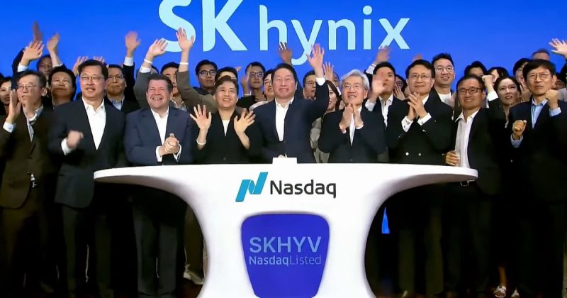 Histórico: SK Hynix quebra recordes em estreia bombástica na Nasdaq e sacode Wall Street