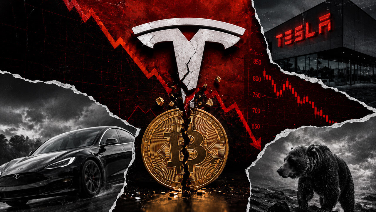 Tesla Hits $112 Million Crypto Paper Loss as Digital Asset Holdings Shrink