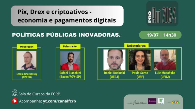 Ministério da Cultura promove debate sobre criptomoedas, Pix e Drex